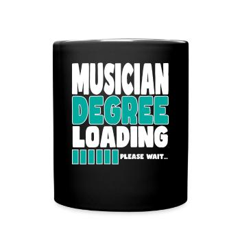 Musician invites training - Full Colour Mug - black - Front