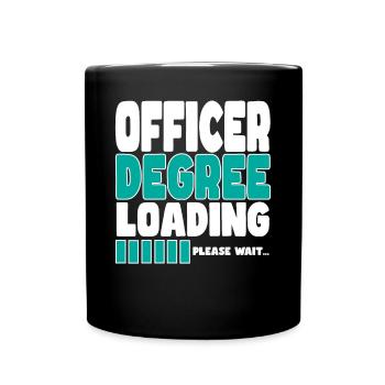 Officer invites training - Full Colour Mug - black - Front