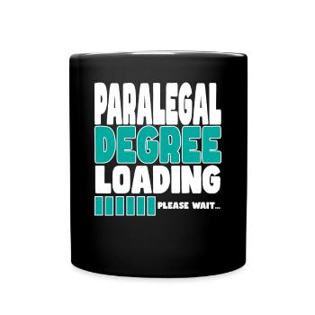 Rechtsanwaltsfachangestellte lädt Ausbildung - Tasse einfarbig - Schwarz - Vorne