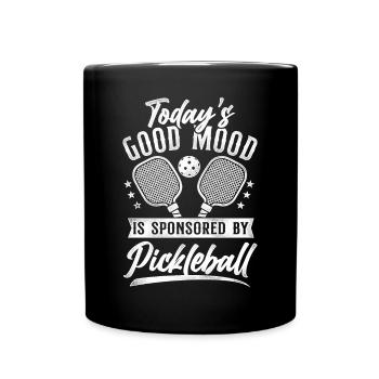 Pickleball La bonne humeur d’aujourd’hui est - Mug uni - noir - Devant