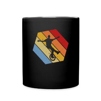 Vintage Unicycle Unicycle - Full Colour Mug - black - Front