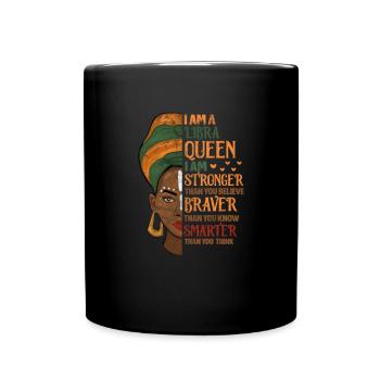 Libra Zodiac Sign Horoscope Astrology Gift - Full Colour Mug - black - Front