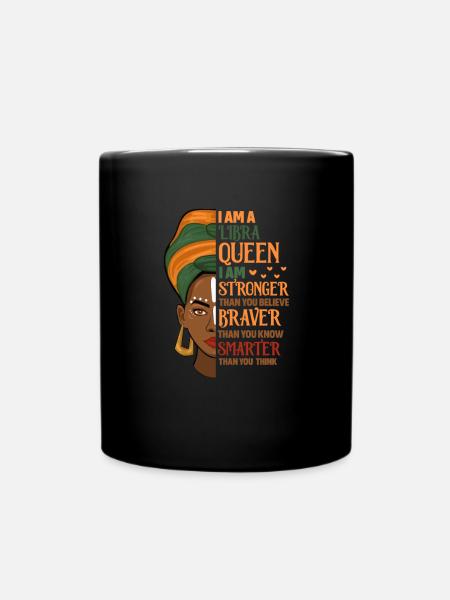Waage - Tasse einfarbig - Schwarz