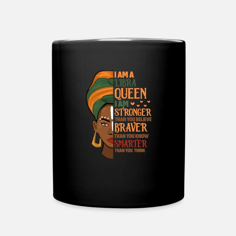 Waage - Tasse einfarbig - Schwarz