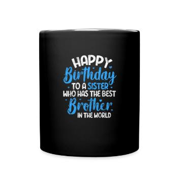 Brother - Full Colour Mug - black - Front