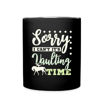 Désolé, je ne peux pas, c’est l’heure du saut en chambre forte - Mug uni - noir - Devant