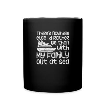 Croisière Familiale Croisière Croisière Cadeau - Mug uni - noir - Devant