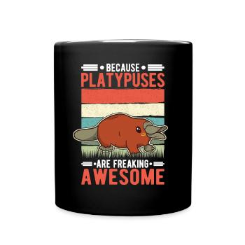 Platypus Gift Platypus - Full Colour Mug - black - Front