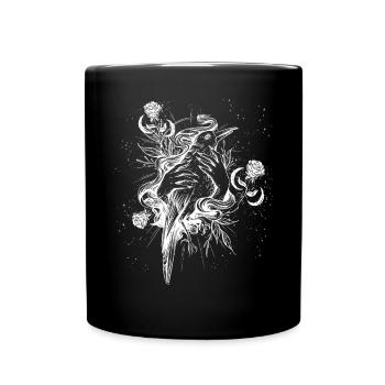 Okkult Goth Gothic Punk Grunge - Tasse einfarbig - Schwarz - Vorne