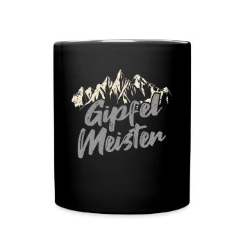 Mountaineering Mountains Summit Master - Full Colour Mug - black - Front