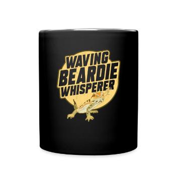 Bearded Dragon Lizard Reptile Herpetologist - Full Colour Mug - black - Front