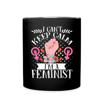 Female Women's Rights Female - Tasse einfarbig - Schwarz - Vorne