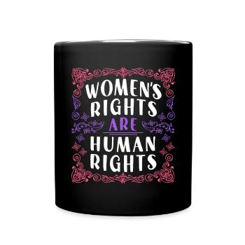 Female Women's Rights Female - Tasse einfarbig - Schwarz - Vorne