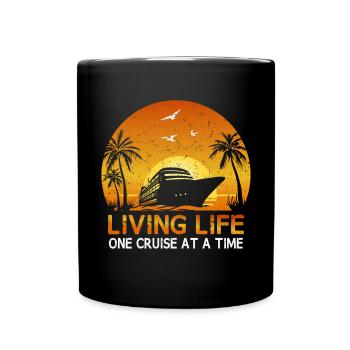 Live Live One Cruise to a Time Ship - Full Colour Mug - black - Front