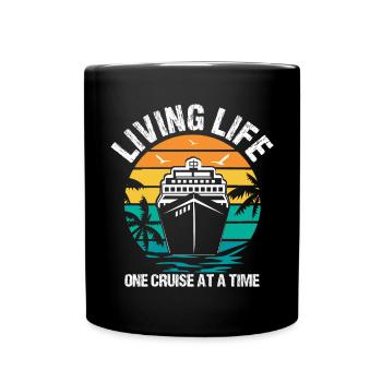 Live Live One Cruise to a Time Ship - Full Colour Mug - black - Front