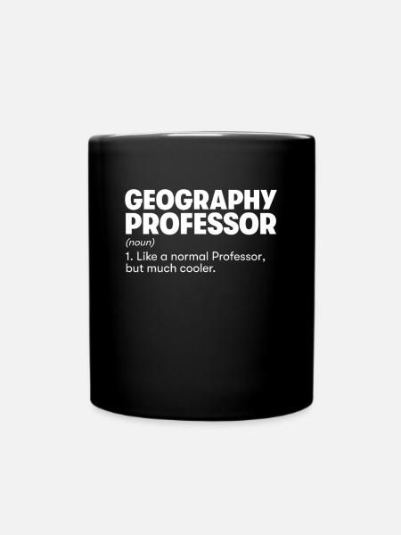 Professeur de géographie - Mug uni - noir