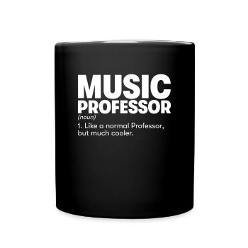 Professeur de musique - Mug uni - noir - Devant