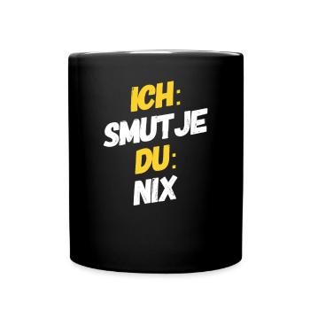Ich Smutje Du Nix - Koch Segeln Motivation - Full Colour Mug - black - Front