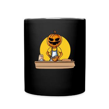 Chef Pumpkin Bakery - Full Colour Mug - black - Front