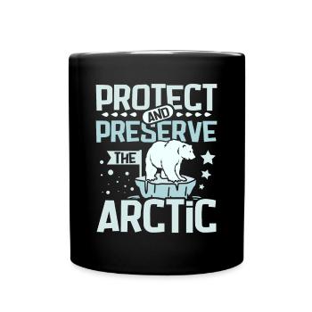 Protéger et préserver l’Arctique - Mug uni - noir - Devant