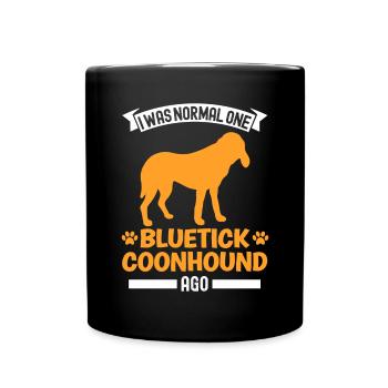 Bluetick Coonhound Gift Funny Saying - Full Colour Mug - black - Front