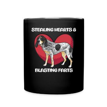 Bluetick Coonhound Gift Funny Saying - Full Colour Mug - black - Front