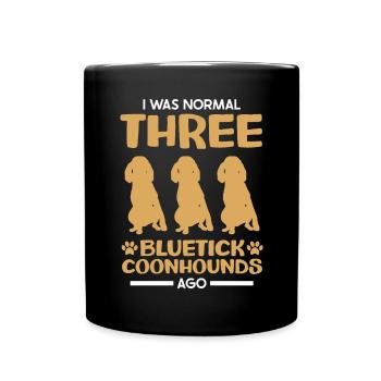 Bluetick Coonhound Gift Funny Saying - Full Colour Mug - black - Front