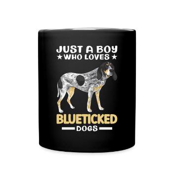 Bluetick Coonhound Gift Funny Saying - Full Colour Mug - black - Front