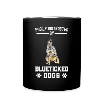 Bluetick Coonhound Gift Funny Saying - Full Colour Mug - black - Front