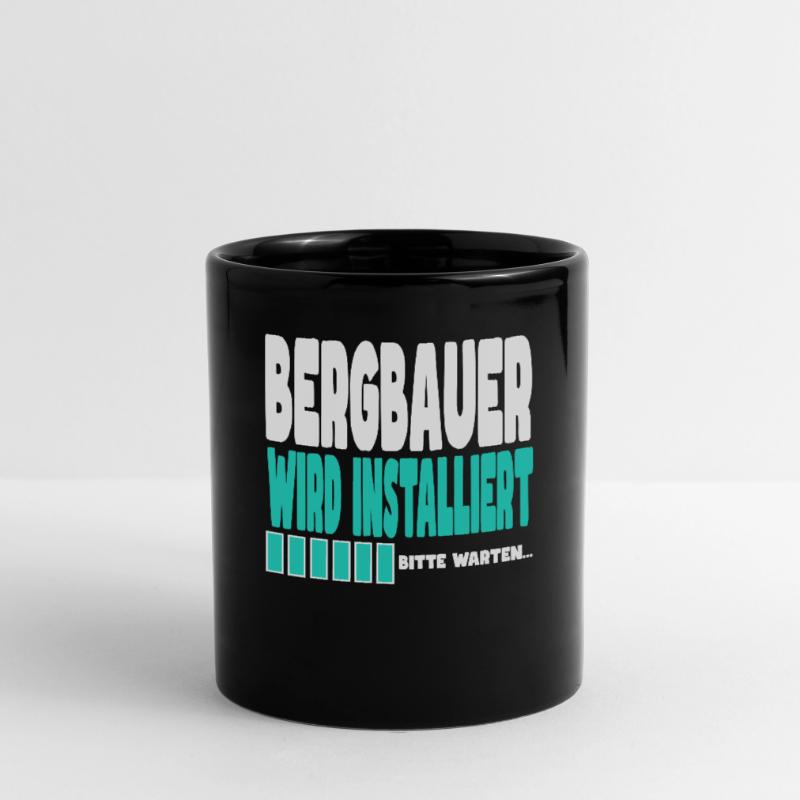 Bergbauer wird installiert Tasse einfarbig