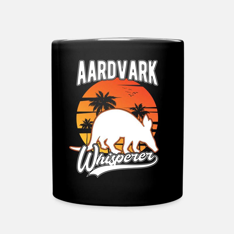 Erdferkel Flüsterer Aardvark Whisperer - Tasse einfarbig - Schwarz