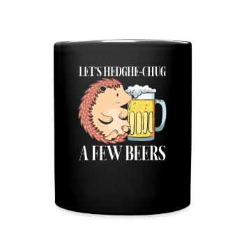 Lass Uns Ein Paar Bier Trinken - Tasse einfarbig - Schwarz - Vorne
