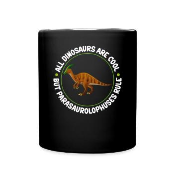 | Parasaurolophus Cadeau Dinosaure Dinos - Mug uni - noir - Devant