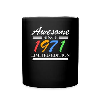 1971 - Fantastic since 1971 - Born in 1971 - Full Colour Mug - black - Front