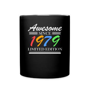 1979 - Fantastisch seit 1979 - Jahrgang 1979 - Tasse einfarbig - Schwarz - Vorne