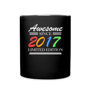 2017 - Fantastic since 2017 - Vintage 2017 - Full Colour Mug - black - Front