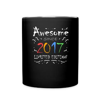 2017 - Fantastic since 2017 - Vintage 2017 - Full Colour Mug - black - Front