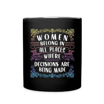 Feminist Women's Rights Female - Tasse einfarbig - Schwarz - Vorne