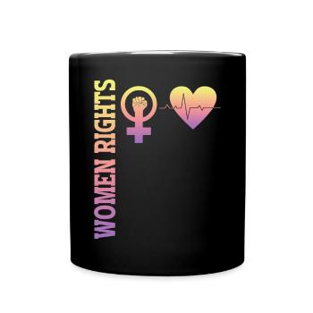 Feminist Women's Rights Female - Tasse einfarbig - Schwarz - Vorne