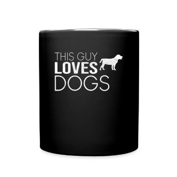 Type Dog Saying - Full Colour Mug - black - Front