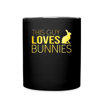 Typ Hase Spruch - Tasse einfarbig - Schwarz - Vorne