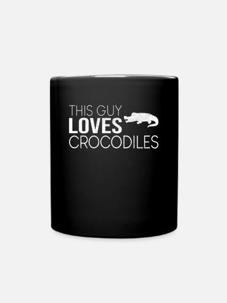 Typ Krokodil Spruch - Tasse einfarbig - Schwarz