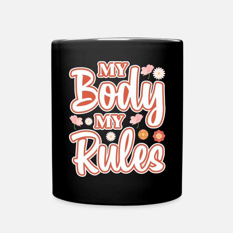 Female Women's Rights Female - Tasse einfarbig - Schwarz