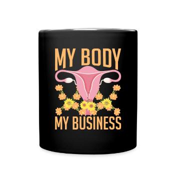 Female Women's Rights Female - Tasse einfarbig - Schwarz - Vorne
