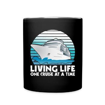 Live Live One Cruise to a Time Ship - Full Colour Mug - black - Front
