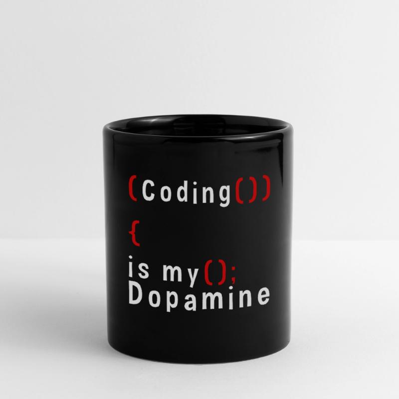 Drôle de codage est mon codeur de dopamine Mug uni