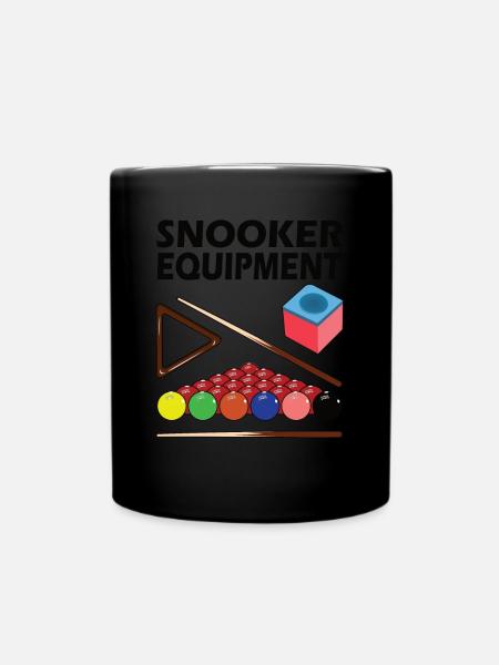 Snooker Pool & Billard Equipment Snooker Spieler - Tasse einfarbig - Schwarz
