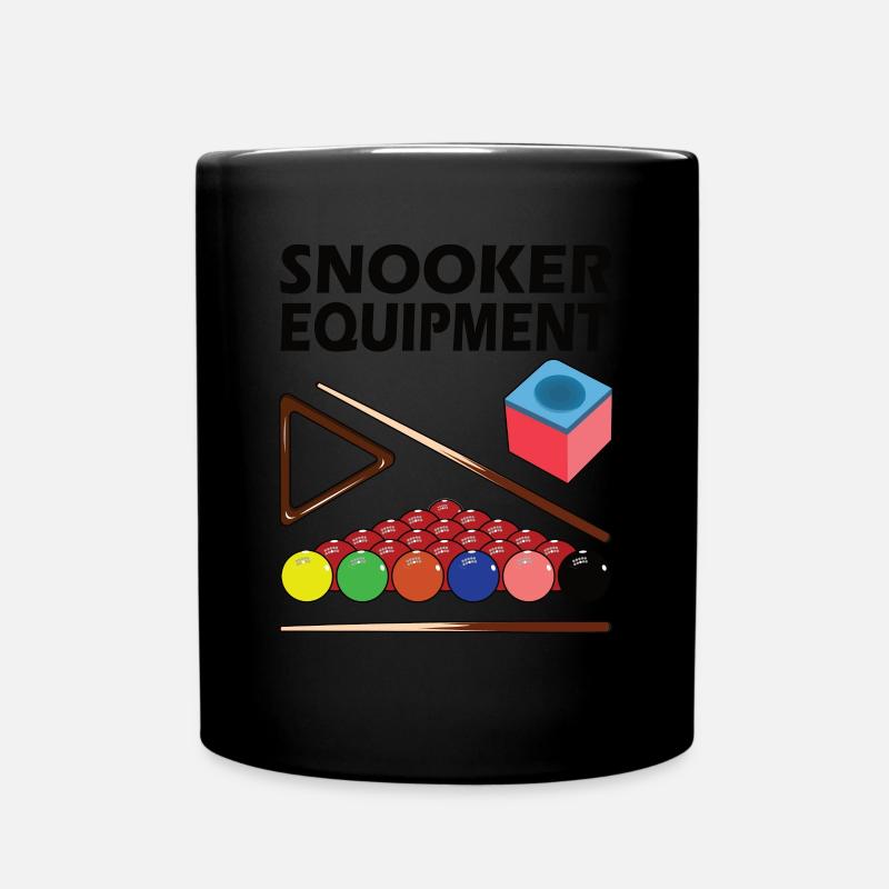 Snooker Pool & Billard Equipment Snooker Spieler - Tasse einfarbig - Schwarz