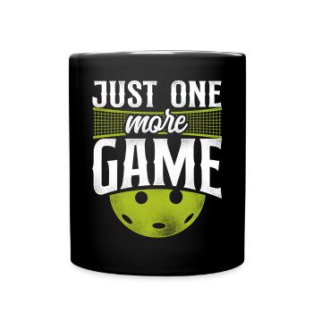 Pickleball Juste un jeu de plus - Mug uni - noir - Devant