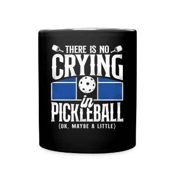 Pickleball Il n’y a pas de pleurs - Mug uni - noir - Devant